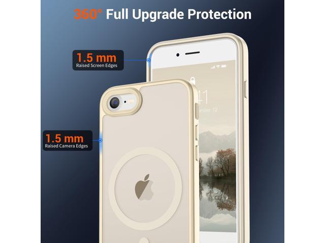 KEHIPI Magnetic for iPhone Air Case (Compatible with MagSafe)(Military Grade Drop Protection) Slim Translucent Matte Shockproof with...