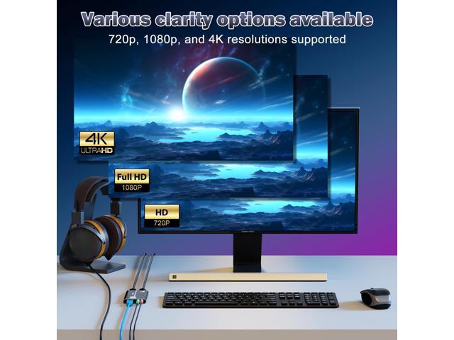 KEHIPI Capture Card, 4K HDMI Audio Capture Card Video Recorder with Mic and HDMI Loop-Out for Gaming/Live Streaming/Conference, Works for Nintendo...