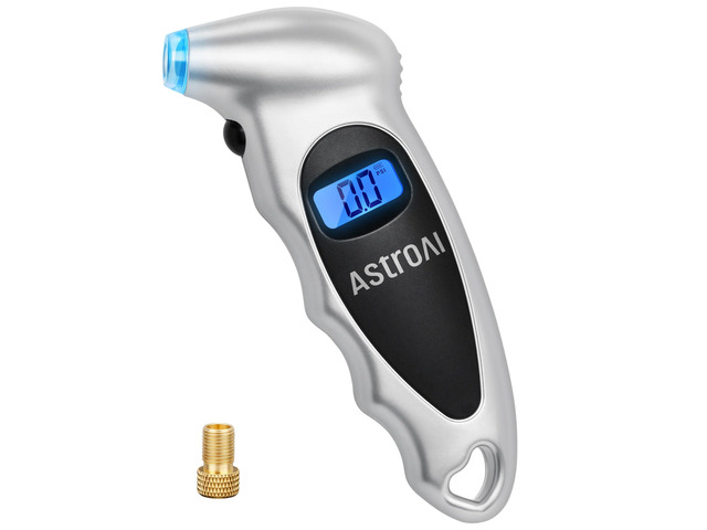 KEHIPI Tire Pressure Gauge Digital 0-150PSI (Accurate in 0.1 Increments), 4 Settings Stocking Stuffers for Car Truck Bicycle with Backlight LCD and...
