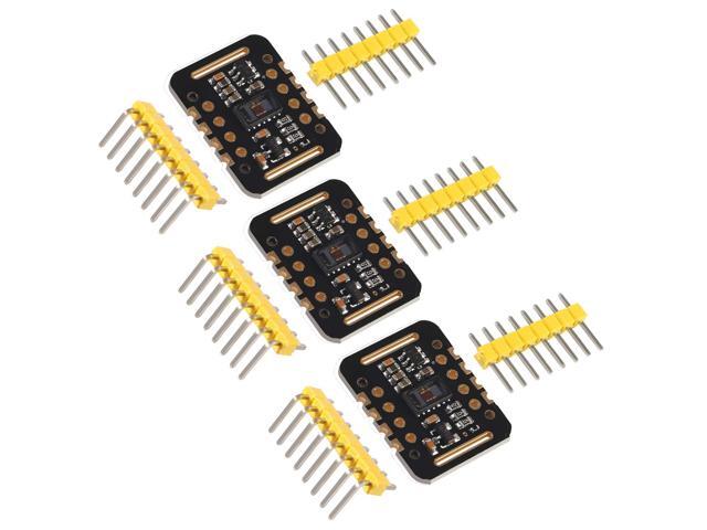KEHIPI 3PCS Heart Rate Sensor Module MAX30102 Puls Detection Blood Oxygen Concentration for Arduino STM32 (3PCS Black MAX30102)