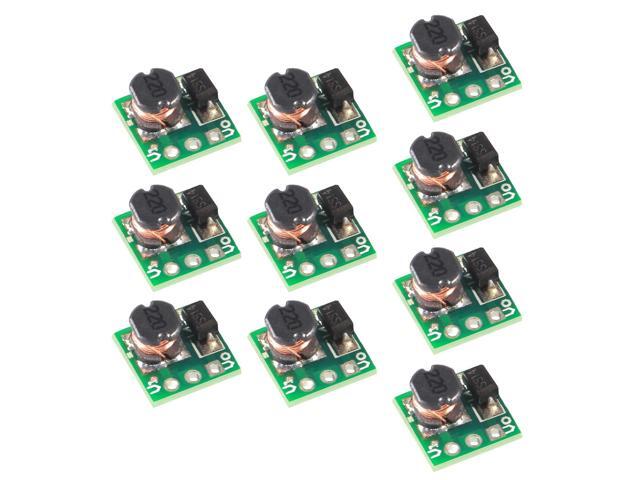 KEHIPI 10PCS DC-DC Boost Converter Module, 0.9-5V to 5V Step Up Power Module Voltage Boost Converter Board