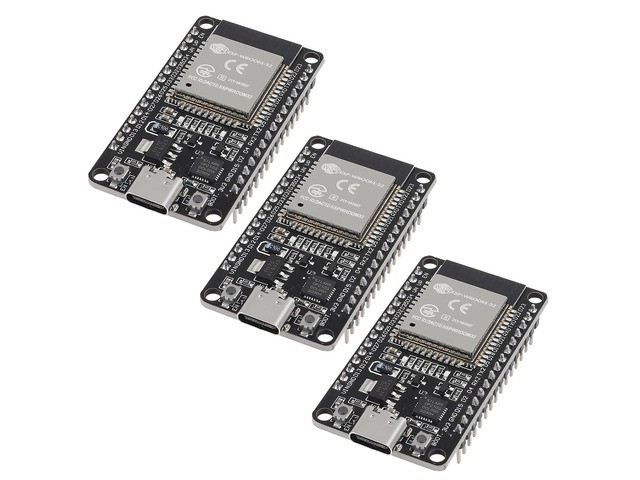 KEHIPI 3PCS Type c 30pins CP2102 ESP-WROOM-32 ESP32 ESP-32S Development Board 2.4GHz Dual-Mode WiFi + Bluetooth Dual Cores Microcontroller...
