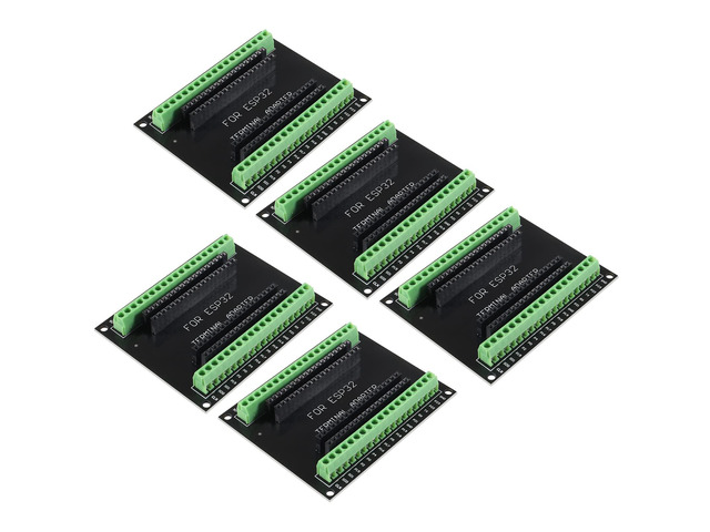 KEHIPI 5PCS ESP32 Breakout Board GPIO 1 into 2 for 38PIN No Mounting Hole Version ESP32 ESP-WROOM-32 ESP32 ESP-32S Development Board