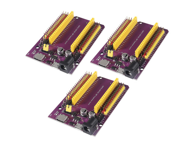 KEHIPI 3PCS 38PINS ESP32 Development Board Type-C/Micro USB CP2102 WiFi+Bluetooth Dual Core ESP32-DevKitC-32 ESP-WROOM-32 Expansion Board