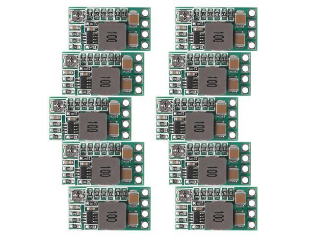 KEHIPI 10 pcs Mini Voltage Reducer DC 4.5-24V 12V 24V Step Down to 5V Buck Converter Board 3A Volt Step-Down Transformer Power Supply Module