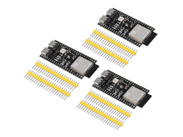 KEHIPI 3PCS ESP32-S3-DevKitC-1-N8R2 ESP32-S3 Development Board Type-C WiFi+Bluetooth Internet of Things Dual Type-C Core Board N8R2 ESP32 ESP32-S3...