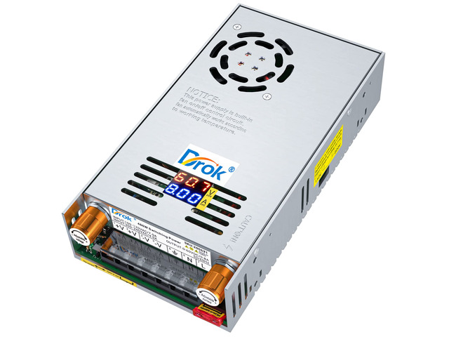 60V Power Supply, AC 110V 220V to DC 0-60V 0-8A 480W Buck Converter, Amp Adjustable Adapter Regulated 12V 24V 36V 48V 60Volt Switching Voltage LED...