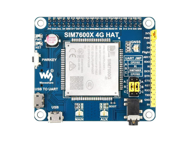 KEHIPI 4G/3G/2G/GSM/GPRS/GNSS HAT, Compatible with Raspberry Pi 5/4B/3B/Zero/Zero W/Zero 2W/Pico/Pico W/Pico WH, LTE Cat-4 4G / 3G / 2G Support,...