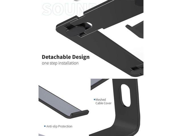 KEHIPI Laptop Stand, Ergonomic Aluminum Laptop Mount Computer Stand for Desk, Detachable Laptop Riser Notebook Stand Compatible with MacBook Air...