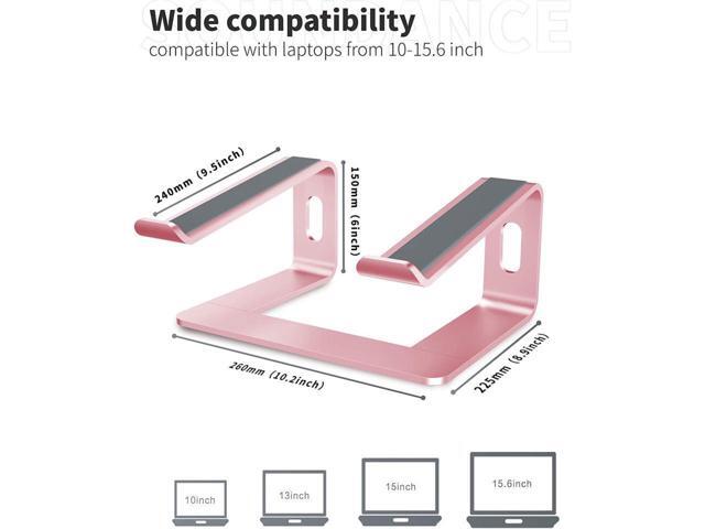 KEHIPI Laptop Stand, Ergonomic Aluminum Laptop Mount Computer Stand for Desk, Detachable Laptop Riser Notebook Stand Compatible with MacBook Air...