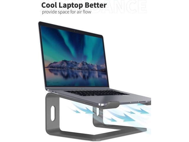 KEHIPI Laptop Stand, Ergonomic Aluminum Laptop Mount Computer Stand for Desk, Detachable Laptop Riser Notebook Stand Compatible with MacBook Air...