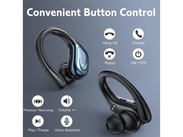 KEHIPI Wireless Earbuds, in Ear Bluetooth Headphones with Built-in Mic, 75Hrs Playtime Sport Earphones with Digital Display & CVC 8.0, IPX7...