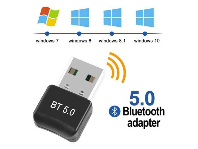 KEHIPI USB Bluetooth 5.0 Adapter for PC Win10/8.1/8/7/XP/Vista, Bluetooth Dongle Receiver/Transmitter Support Multiple Device Connections: Headset,...