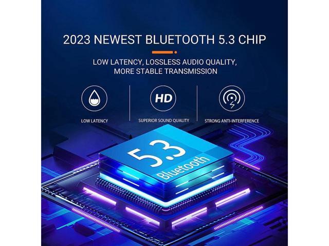 KEHIPI USB Bluetooth 5.3 Adapter for PC Receiver - Plug & Play Bluetooth 5.3 EDR Dongle Transmitter for Computer Desktop Transfer for Laptop...