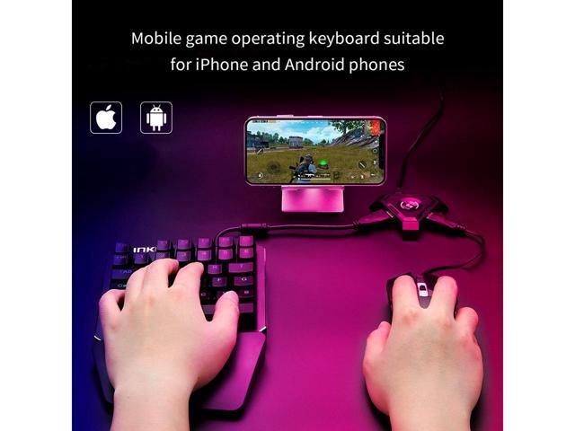 KEHIPI One Handed Mechanical Gaming Keyboard, Mechanical Portable RGB LED Backlit Game Keyboard with Keypad for LOL/PUBG/Wow/Dota/OW/Fps Game,...