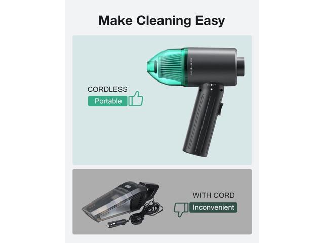 KEHIPI Electric Compressed Air Duster & Vacuum,Electric Air Blower, 4 in 1 Function Powerful 3-Gear to 90000RPM/12000PA Keyboard Cleaner,...