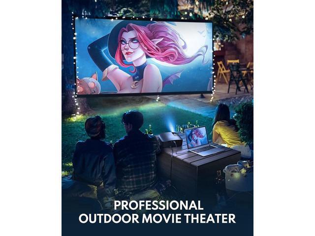 KEHIPI Projector 4K with WiFi and Bluetooth Supported, FHD 1080P Mini Projector for Outdoor Moives, 5G Video Projector for Home Theater Dolby Audio...