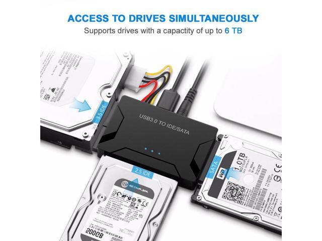 KEHIPI SATA To USB IDE Adapter USB 3.0 Sata 2.5 3.5 Inch Hard Disk Drive HDD SSD USB Converter IDE SATA To USB SATA Adapter Cable