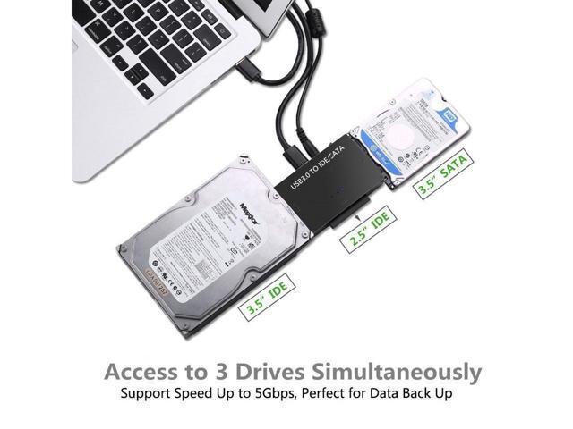 KEHIPI SATA To USB IDE Adapter USB 3.0 Sata 2.5 3.5 Inch Hard Disk Drive HDD SSD USB Converter IDE SATA To USB SATA Adapter Cable
