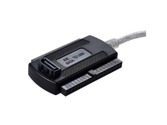 KEHIPI SATA/PATA/IDE Drive to USB 2.0 Adapter Converter Cable for 2.5/3.5 Inch Hard Drive/5 inch Optical Drive with External AC Power Adapter