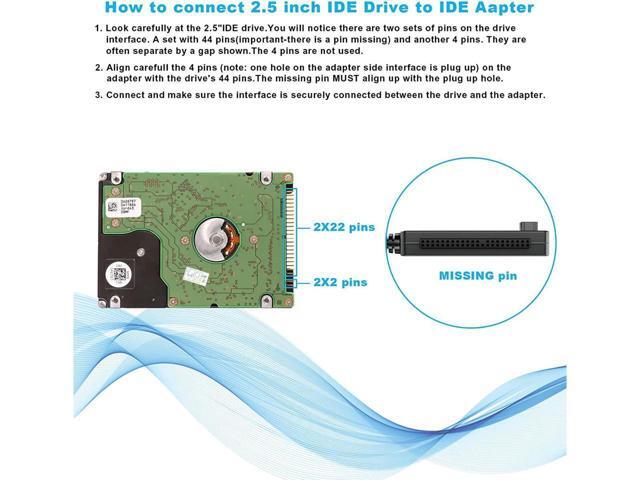 KEHIPI SATA/PATA/IDE Drive to USB 2.0 Adapter Converter Cable for Hard Drive Disk HDD 2.5' 3.5', Compatible with USB 1.1/2.0/3.0, with External AC...