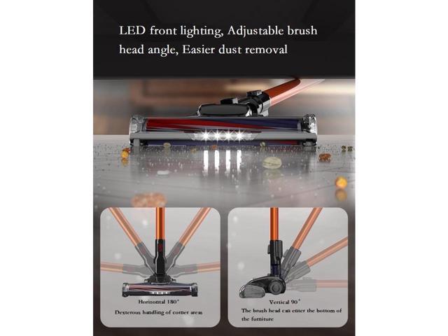 KEHIPI Cordless Vacuum Cleaner, 4 in 1 Stick Vacuum Cleaner, Handheld Lightweight Vacuum Cleaner for Home Hard Floor Carpet Pet Hair car