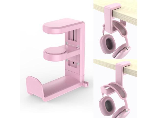 KEHIPI PC Gaming Headset Headphone Hook Holder Hanger Mount, Headphones Stand with Adjustable & Rotating Arm Clamp, Under Desk Design, Universal...
