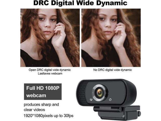 KEHIPI HD Webcam 1080P,USB Webcam Plug and Play Web Cam for Live Streaming,Web Camera for Computer PC Laptop Desktop,110 Degree Wide Angle Webcam...