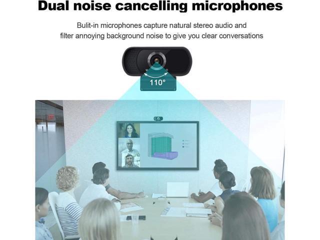 KEHIPI HD Webcam 1080P,USB Webcam Plug and Play Web Cam for Live Streaming,Web Camera for Computer PC Laptop Desktop,110 Degree Wide Angle Webcam...