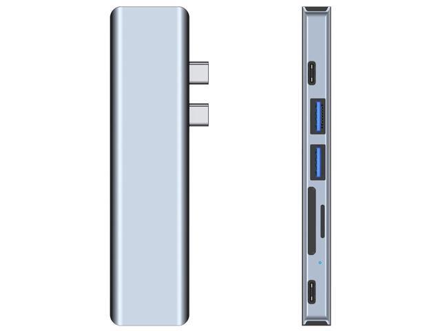 KEHIPI USB C Hub for MacBook, PowerExpand Direct 7-in-2 USB C Adapter Compatible with Thunderbolt 3 USB C Port, 100W Power Delivery, 4K HDMI, USB C...