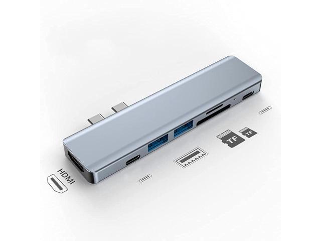 KEHIPI USB C Hub for MacBook, PowerExpand Direct 7-in-2 USB C Adapter Compatible with Thunderbolt 3 USB C Port, 100W Power Delivery, 4K HDMI, USB C...
