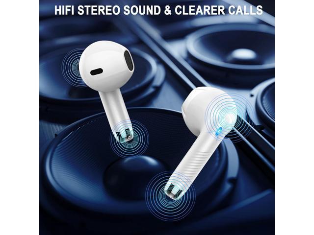 KEHIPI Wireless Earbuds,Bluetooth 5.3 Ear Buds LED Power Display Headphones Bass Stereo,Earbuds in-Ear Noise Cancelling Mic,40H Playback Mini Case...