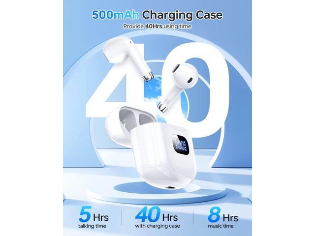 KEHIPI Wireless Earbuds, Bluetooth 5.3 Headphones 40Hrs Playtime with Charging Case, IPX5 Waterproof Stereo in-Ear Earphones with Microphone for...