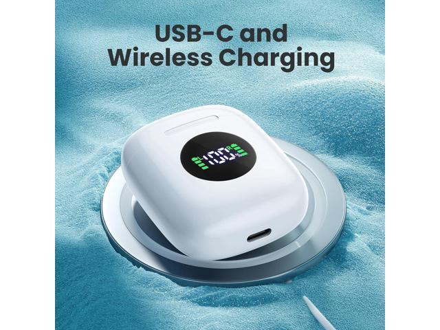 KEHIPI Wireless Earbuds, Bluetooth 5.3 Headphones Ear buds with 50Hrs Battery Life Deep Bass Earphones with Wireless Charging Case & LED Power...