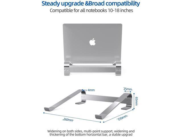 KEHIPI Laptop Stand, Computer Stand for Laptop, Aluminium Laptop Riser, Ergonomic Laptop Holder Compatible with MacBook Air Pro, Dell XPS, More...