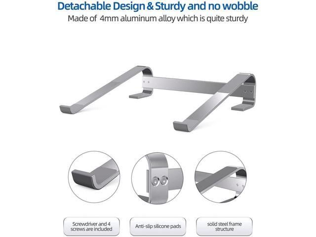 KEHIPI Laptop Stand, Computer Stand for Laptop, Aluminium Laptop Riser, Ergonomic Laptop Holder Compatible with MacBook Air Pro, Dell XPS, More...