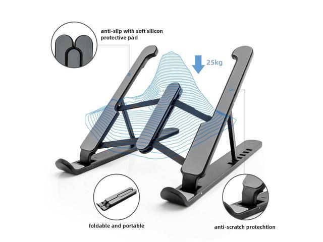 KEHIPI Laptop Stand, Computer Stand for Laptop, Aluminium Laptop Riser, Ergonomic Laptop Holder Compatible with MacBook Air Pro, Dell XPS, More...