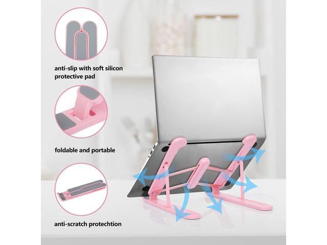 KEHIPI Laptop Stand, Computer Stand for Laptop, Aluminium Laptop Riser, Ergonomic Laptop Holder Compatible with MacBook Air Pro, Dell XPS, More...