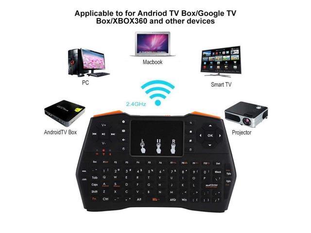 KEHIPI Mini Computer Keyboard i8 2.4G Wireless Keyboard W/Touchpad Portable Keyboard W/Remote Control Compatible with...