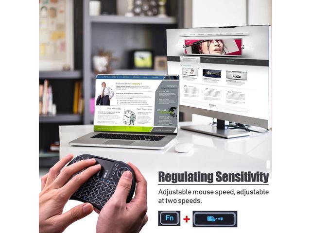 KEHIPI Mini Computer Keyboard i8 2.4G Wireless Keyboard W/Touchpad Portable Keyboard W/Remote Control Compatible with...