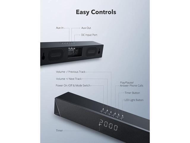 KEHIPI Gaming Computer Speaker, Dual Powerful 7W Drivers PC Soundbar, Colorful RGB Light, Wireless Bluetooth 5.0 or 3.5mm AUX-in Connection, Stereo...