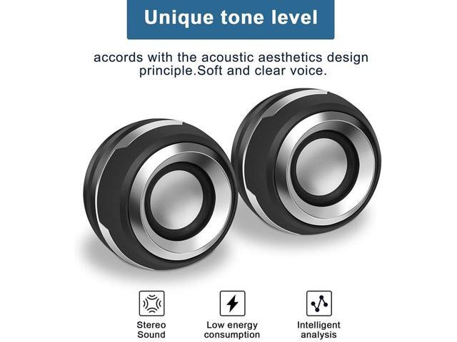 KEHIPI Stereo Computer Speaker, USB Powered Speaker with Sound, Loud Volume and Enhanced Bass, PC Speaker for Laptop Desktop Computer Cellphones...