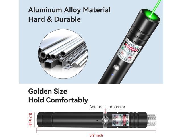 KEHIPI Rechargeable Green Laser Pointer high Power, Long Range Laser Beam Pen, Strong Laser Pointer for TV LED LCD Screen, Green Laser Light for...