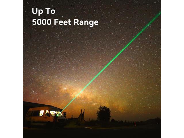 KEHIPI Rechargeable Green Laser Pointer high Power, Long Range Laser Beam Pen, Strong Laser Pointer for TV LED LCD Screen, Green Laser Light for...