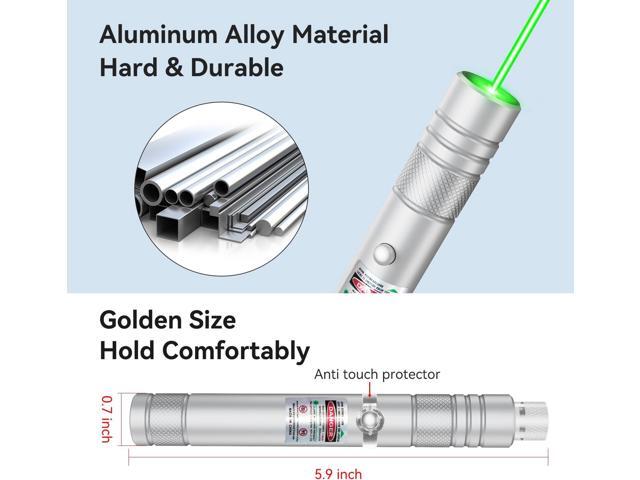 KEHIPI Rechargeable Green Laser Pointer high Power, Long Range Laser Beam Pen, Strong Laser Pointer for TV LED LCD Screen, Green Laser Light for...