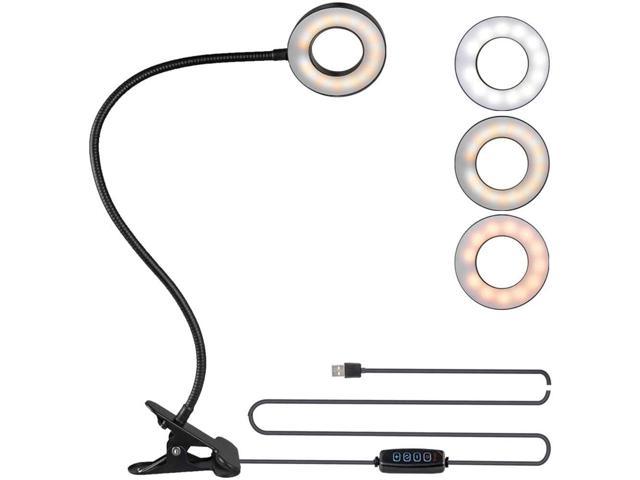 Photos - Chandelier / Lamp KEHIPI Clip on Desk/Ring Light with Clamp for Video Conference Lighting, C