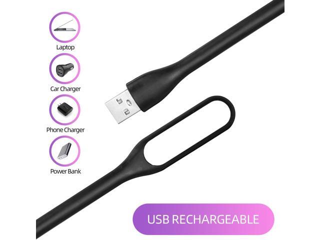 KEHIPI USB LED Light Lamp for Power Bank (10 PCS) Portable Eye Care Mini Night Light with Flexible Arm, USB Gooseneck Reading Lamps Book...