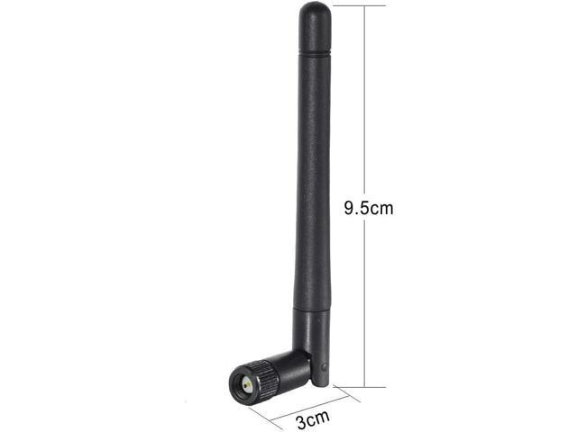 KEHIPI Dual Band WiFi Antenna 2.4GHz 5/5.8GHz 3dBi SMA Male Antenna(4-Pack) for Wireless Vedio Security IP Camera Recorder Surveillance Recorder...