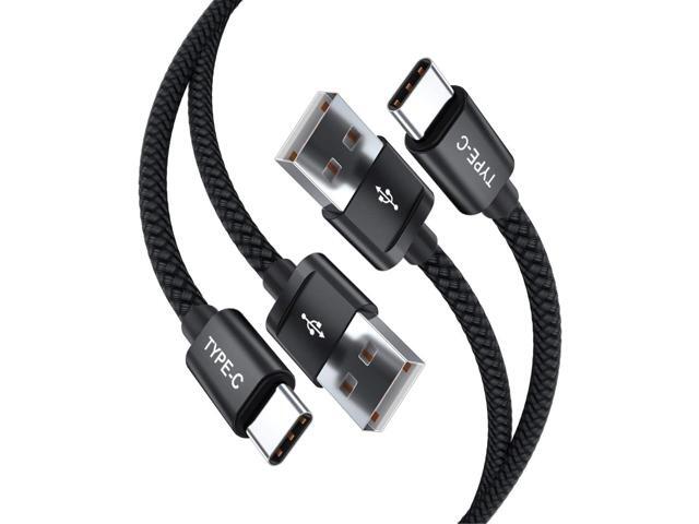 KEHIPI USB Type C Charger Cable 3.3FT 2 Pack,Nylon Charging Cord for iPhone 15 Pro Max,Samsung Galaxy Z Fold 5,Note 20,Tab S9 S10 S10E 10E FE S23...