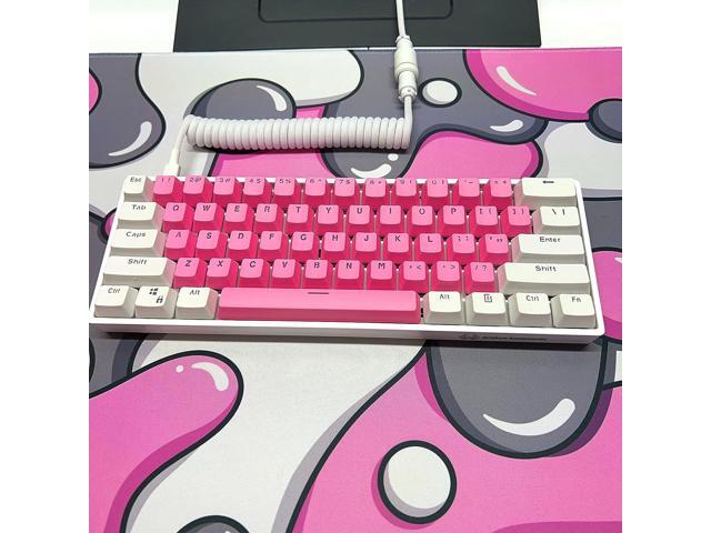 KEHIPI Keyboards DRIP Edition XXL Black & White Gaming Mouse Pad - Professional Artisan Mouse Pad - Black & White Gaming Desk Mat - 36' x 16' Thick...